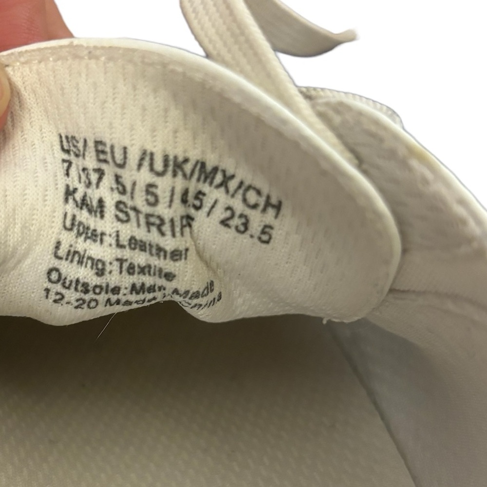 Kenneth Cole New York Women’s White Leather Kam Stripe Lace Up‎ Sneakers Size 7 - Picture 7 of 7